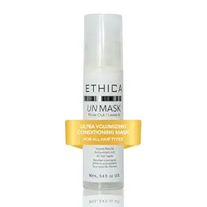 Ethica Beauty Unmask Leave In Conditioner. Deep Conditioning & Volumizing with Molecular Repair, Hair Mask, 3.4 oz