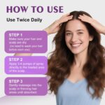 5% Minoxidil Spray for Women-4 PCS ，monoxide for men hair Infused with Biotin, hers hair regrowth treatment, Supports Thicker and Fuller Hair & Beard...